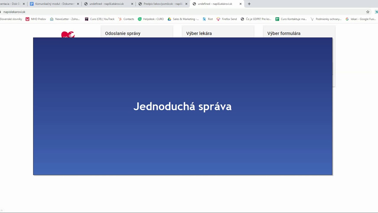 Náhľad videa Elektronická komunikácia s pacientom - integrácia s napislekarovi.sk
