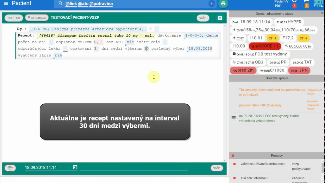 Náhľad videa Použitie opakovaného predpisu