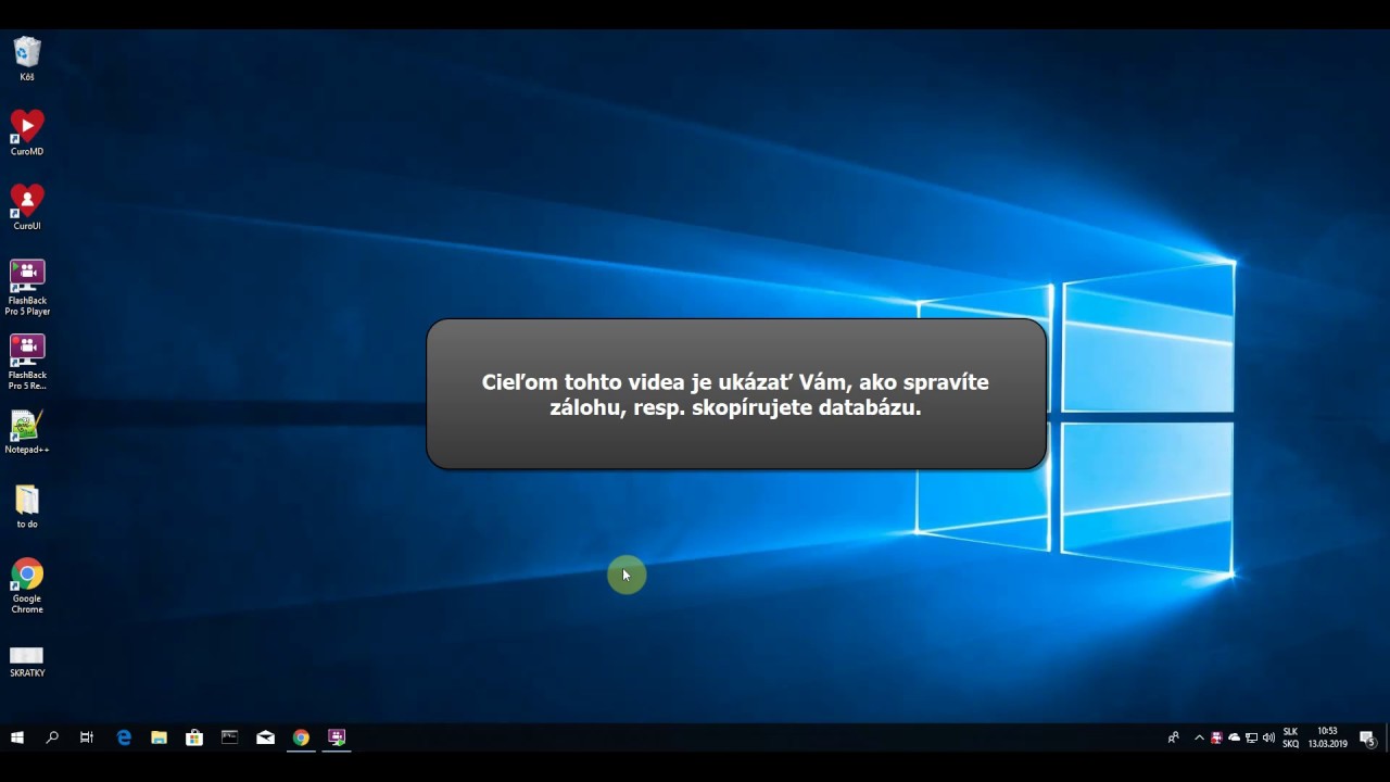 Náhľad videa Záloha systému CURO