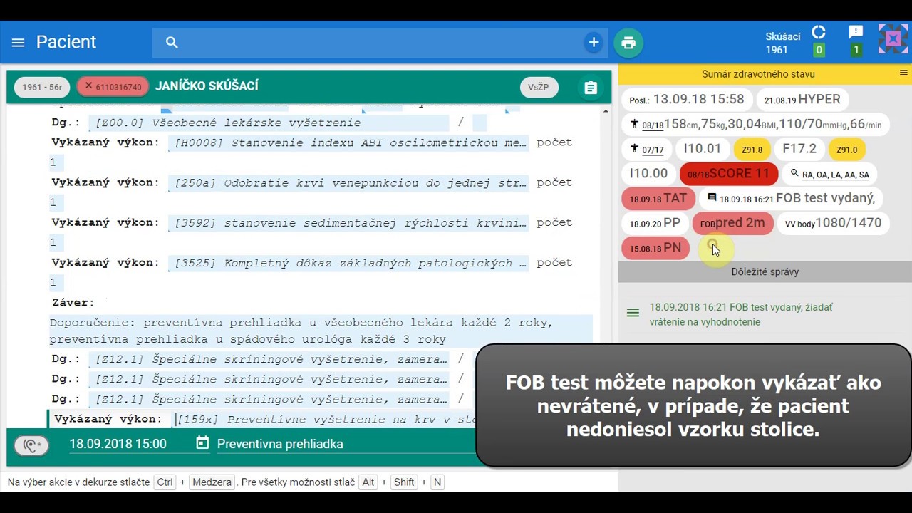 Náhľad videa Ako vložiť preventívnu prehliadku