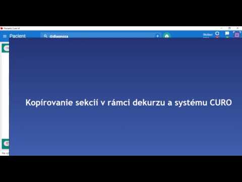 Náhľad videa Ako kopírovať, duplikovať, označovať a posúvať sekcie v rámci dekurzu