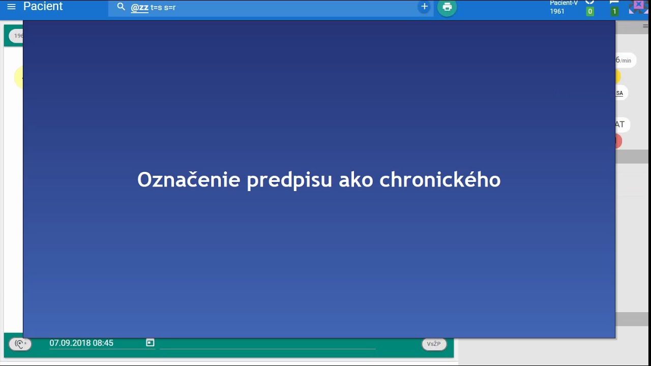 Náhľad videa Recept / preskripcia - Ako vložiť historický liek