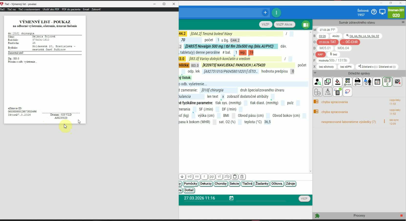 Lieky v dekurze, zoznam predpísaných liekov a chronické lieky